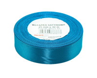 Wstążka satynowa 25mmx32m turkusowa Brewis